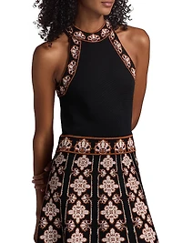 Sandrinna Jacquard Midi-Dress