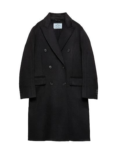 Double-Breasted Double Cashwool Coat