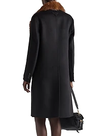 Double-Breasted Double Cashwool Coat