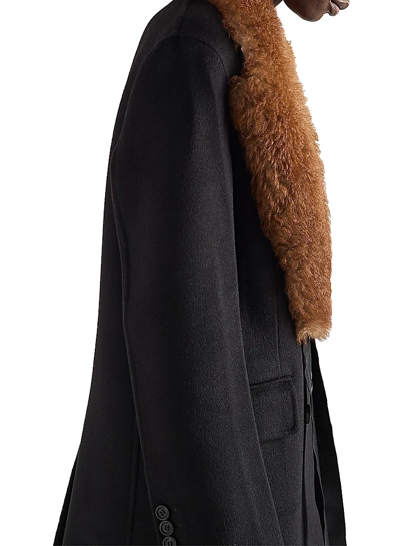 Double-Breasted Double Cashwool Coat