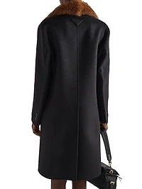 Double-Breasted Double Cashwool Coat