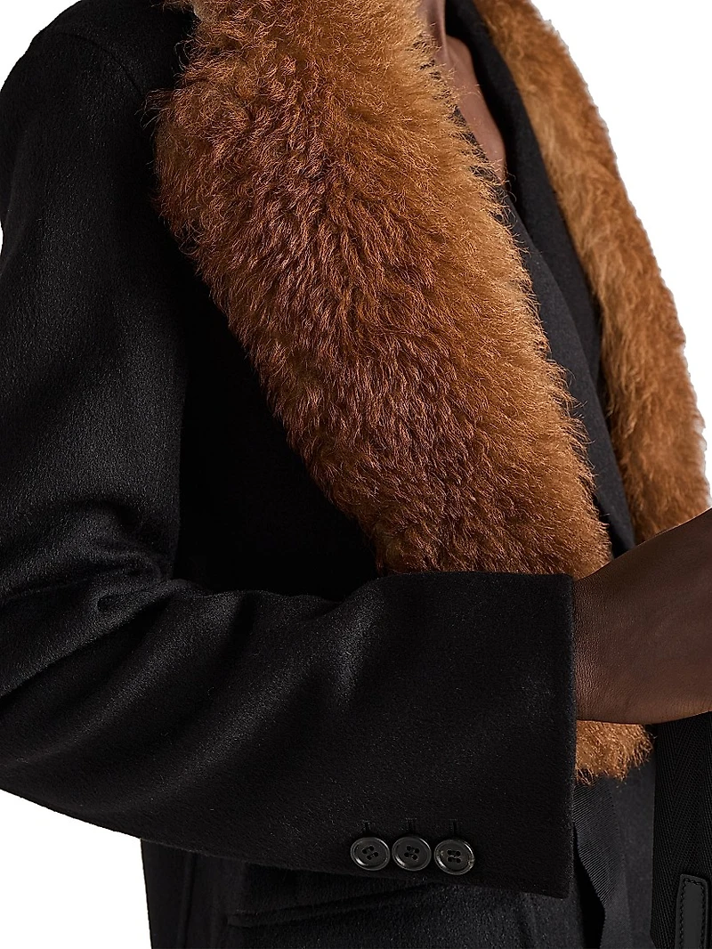 Double-Breasted Double Cashwool Coat