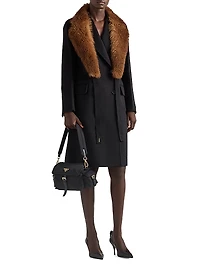Double-Breasted Double Cashwool Coat