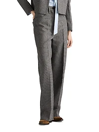 Prince of Wales Check Mouliné Wool Pants