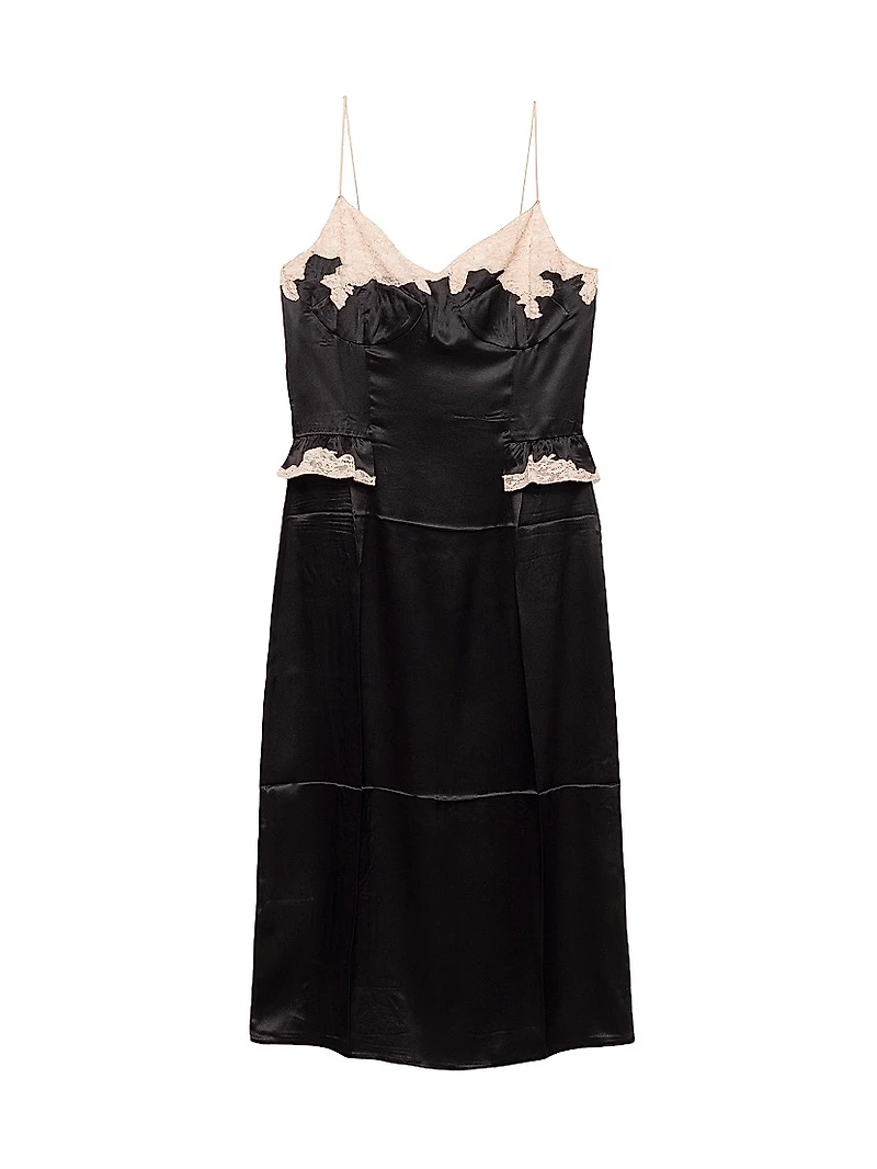 Silk and Lace Dress