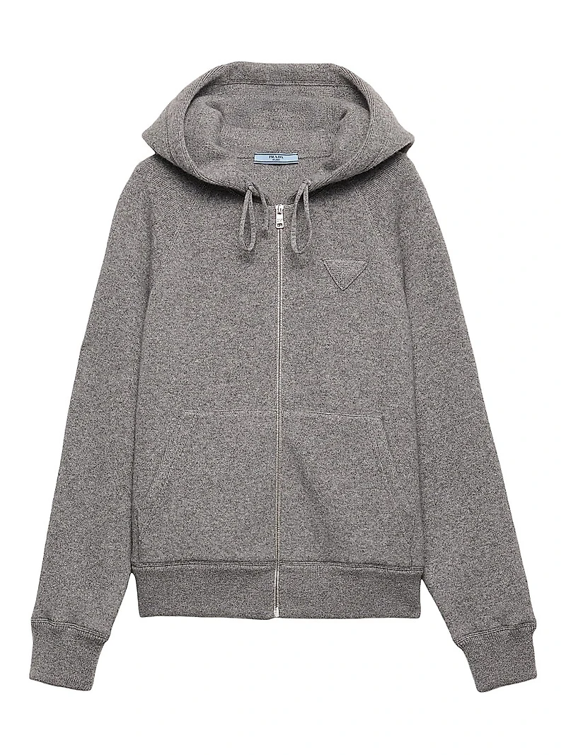 Cashmere Hooded Cardigan