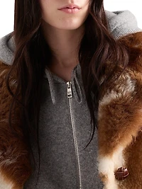 Cashmere Hooded Cardigan