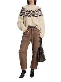 Chrissy Cashmere-Silk Sweater