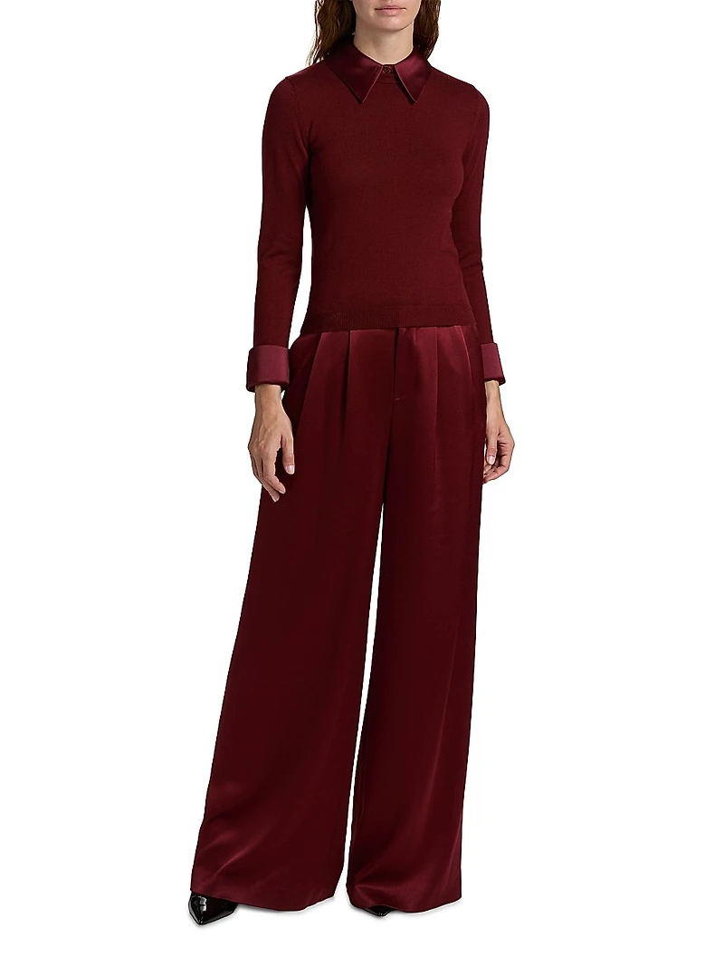 Porla Collared Wool Sweater