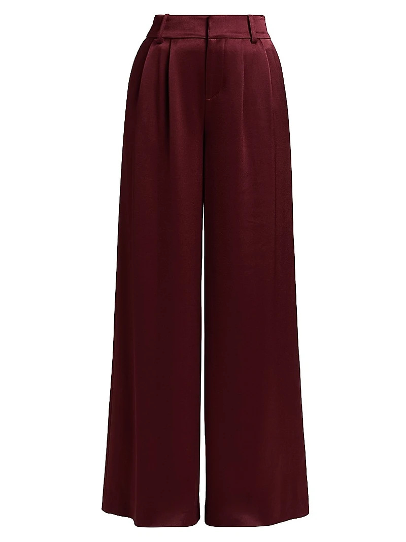 Kennedy High-Rise Pleated Trousers