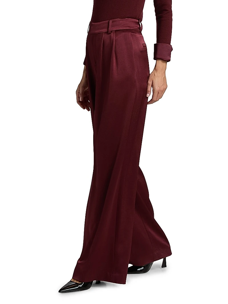 Kennedy High-Rise Pleated Trousers