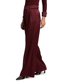 Kennedy High-Rise Pleated Trousers