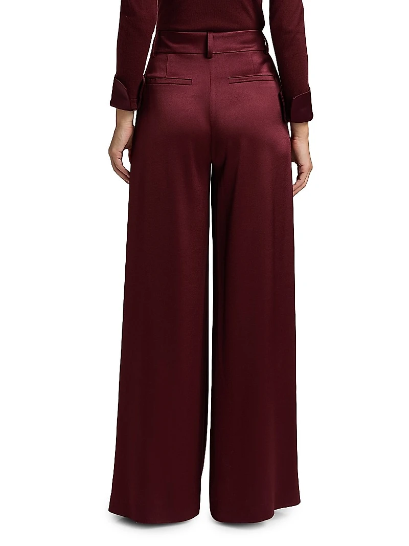 Kennedy High-Rise Pleated Trousers