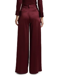 Kennedy High-Rise Pleated Trousers