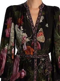 Antonette Floral Blouson Minidress