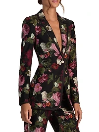 Breann Floral Slim-Fit Blazer