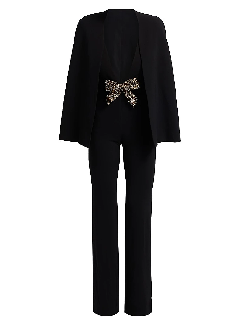 Nova Cape-Back Jumpsuit