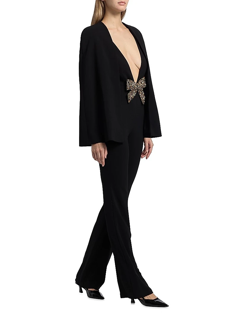 Nova Cape-Back Jumpsuit