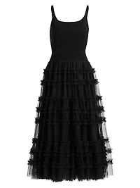Zoella Tulle Midi-Dress