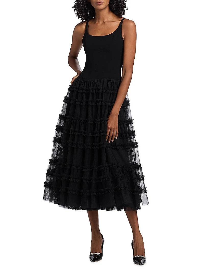Zoella Tulle Midi-Dress