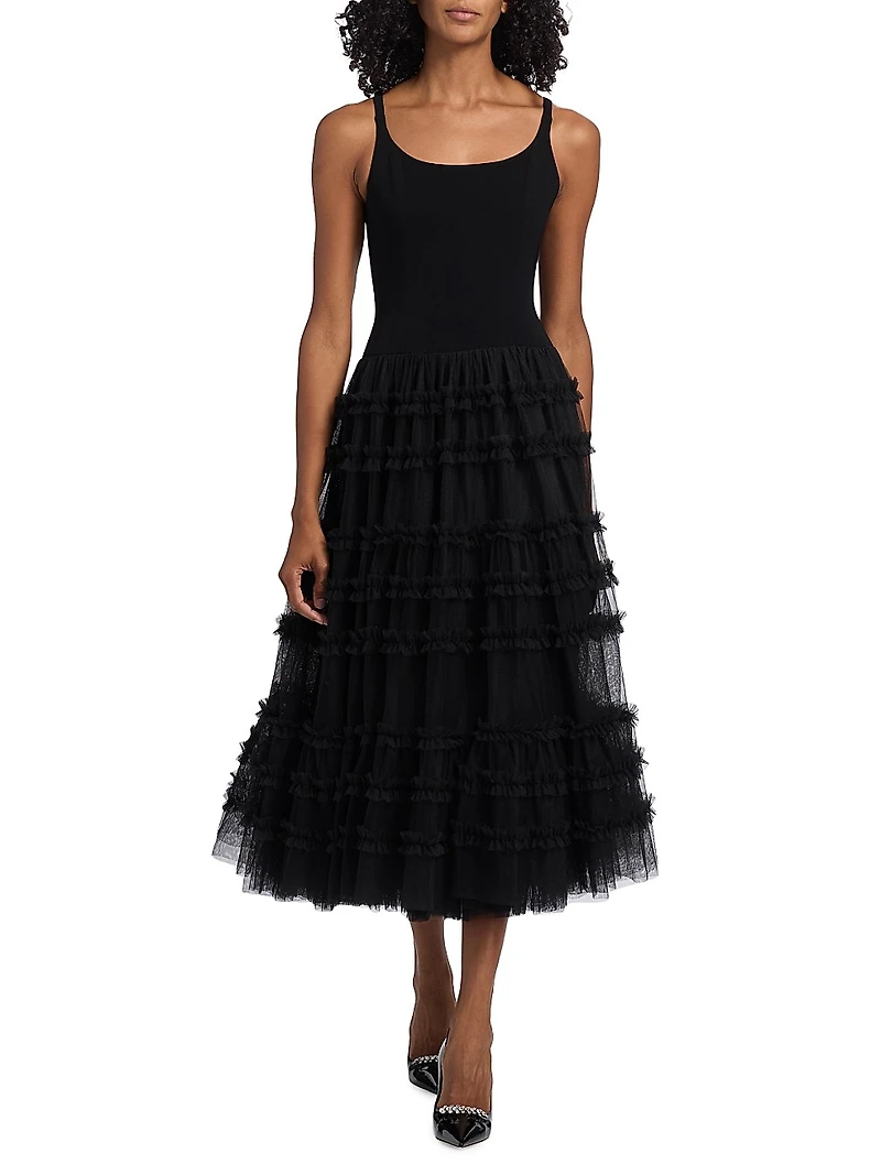 Zoella Tulle Midi-Dress