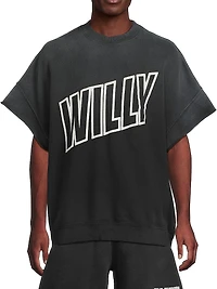 Willy Cotton Jersey Oversized Muscle T-Shirt