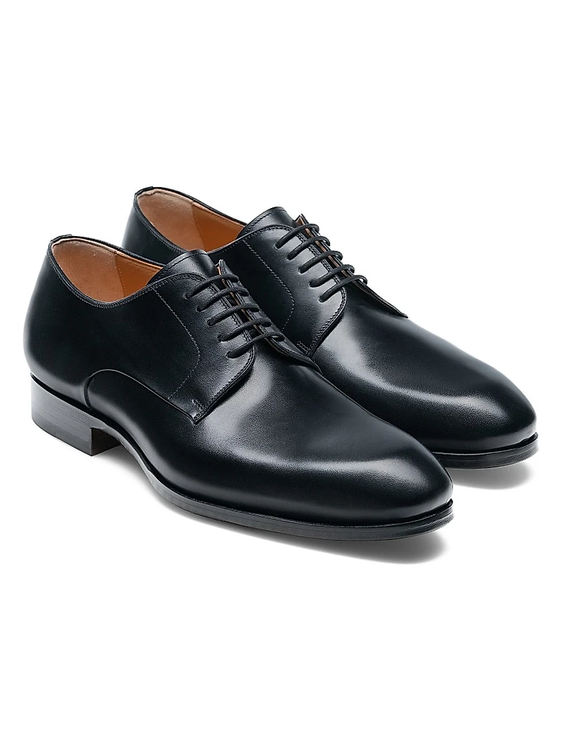 Andros Leather Lace-Up Loafers