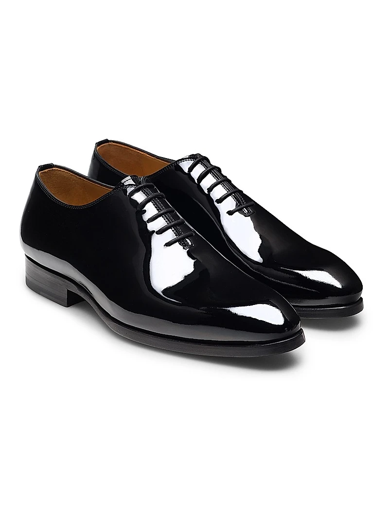Fluer Leather Formal Oxford Loafers