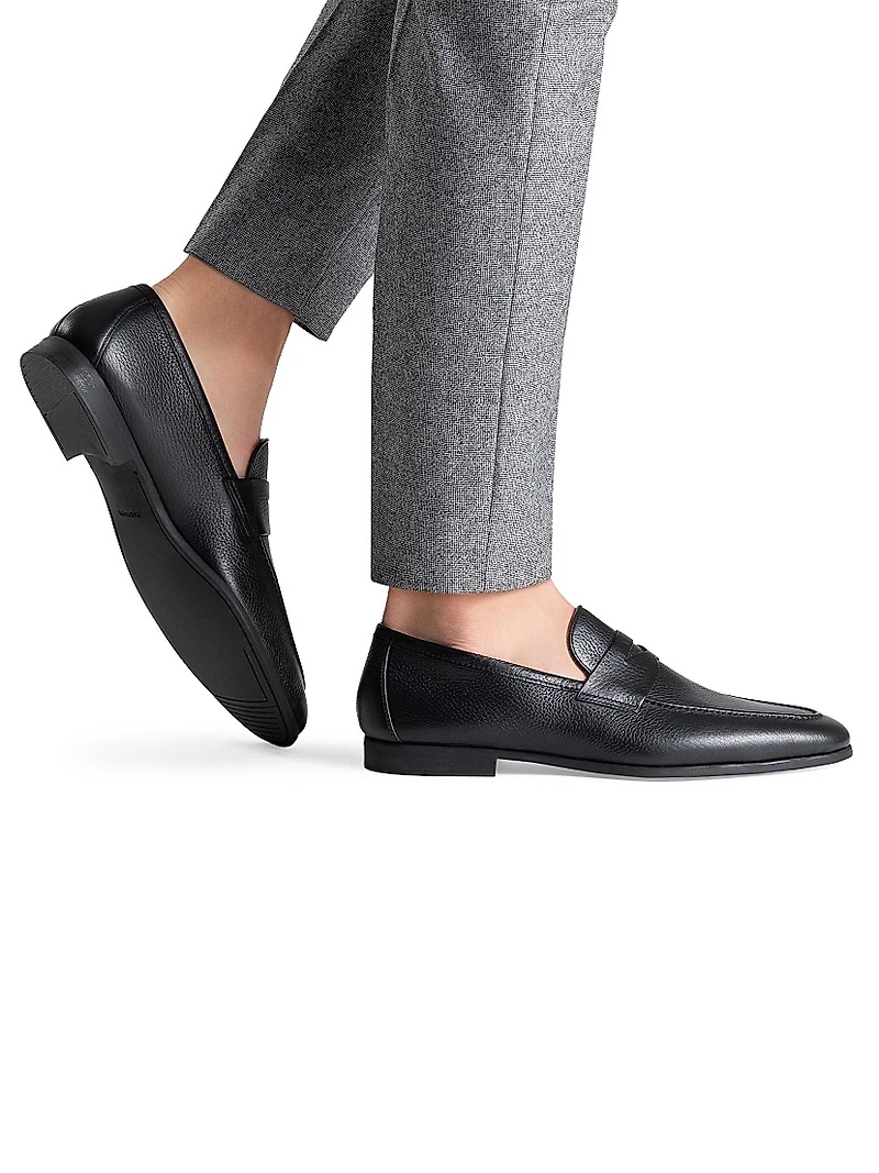 Diezma II Leather Penny Loafers