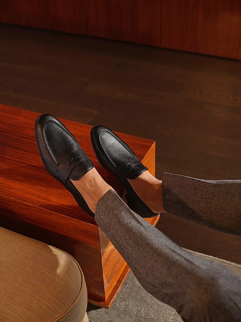 Diezma II Leather Penny Loafers