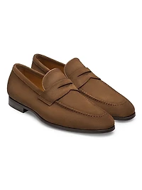 Diezma II Suede Penny Loafers
