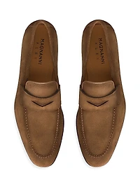 Diezma II Suede Penny Loafers