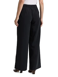 Melanie Crépe Tuxedo Striped Pants