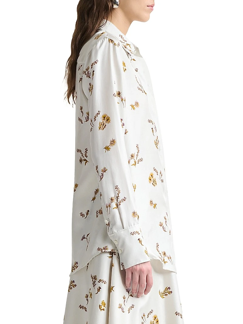 Chika Floral Silk Shirt