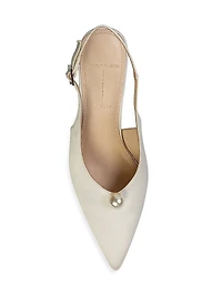 Reina 80MM Satin Pumps