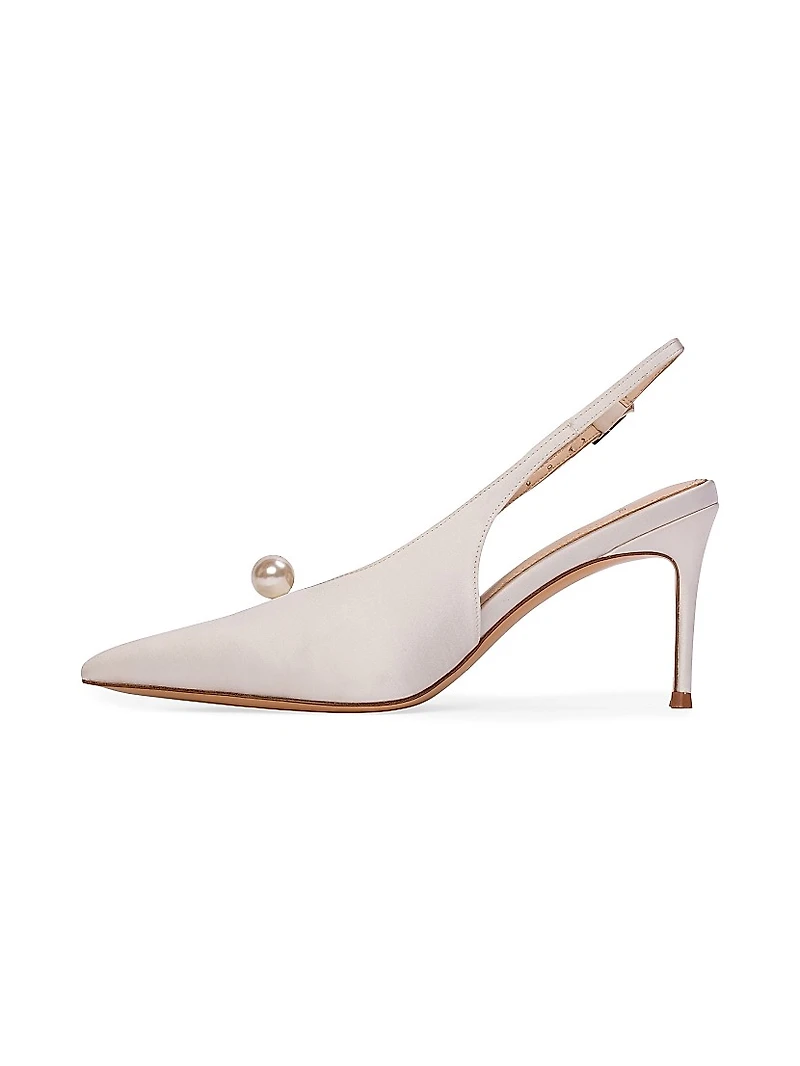 Reina 80MM Satin Pumps