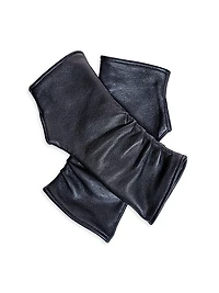 Leather Fingerless Gloves