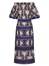 Harbor Hues Ankle Dress