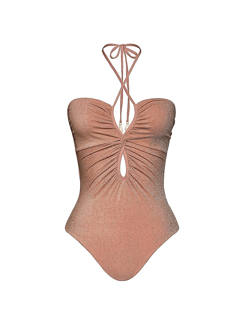 Shimmering Coral Reef One-Piece Swimsuit