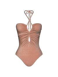 Shimmering Coral Reef One-Piece Swimsuit