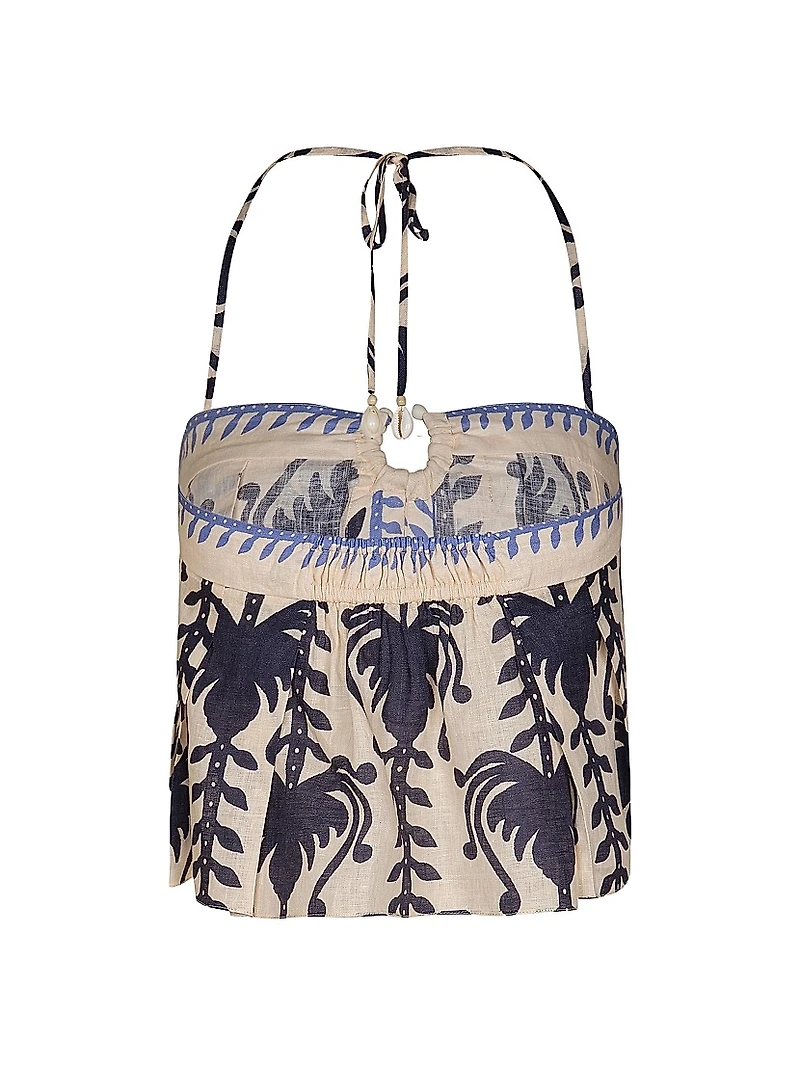 Oceanic Printed Top