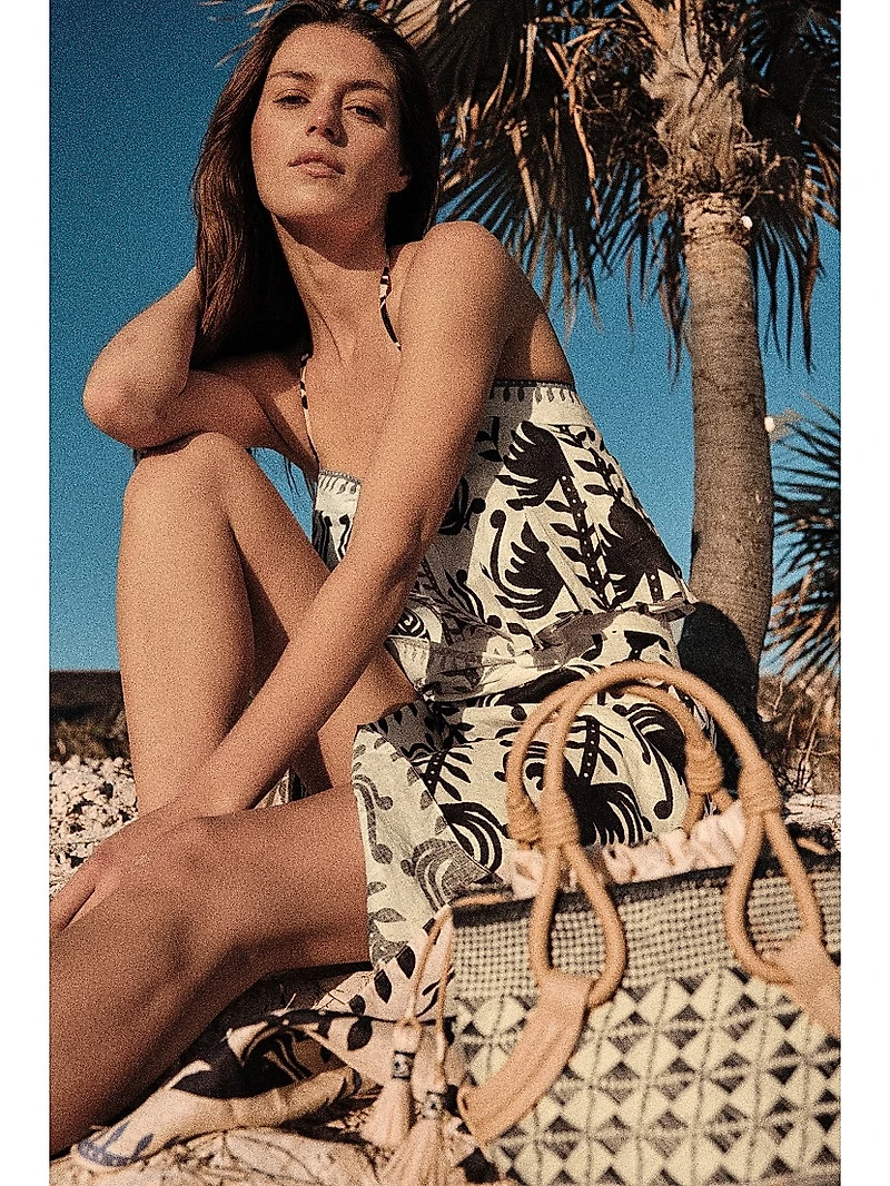 Oceanic Printed Top