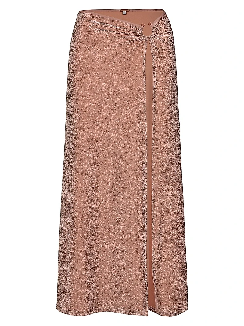 Shimmering Nuevo Destino Midi-Skirt