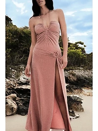 Shimmering Nuevo Destino Midi-Skirt