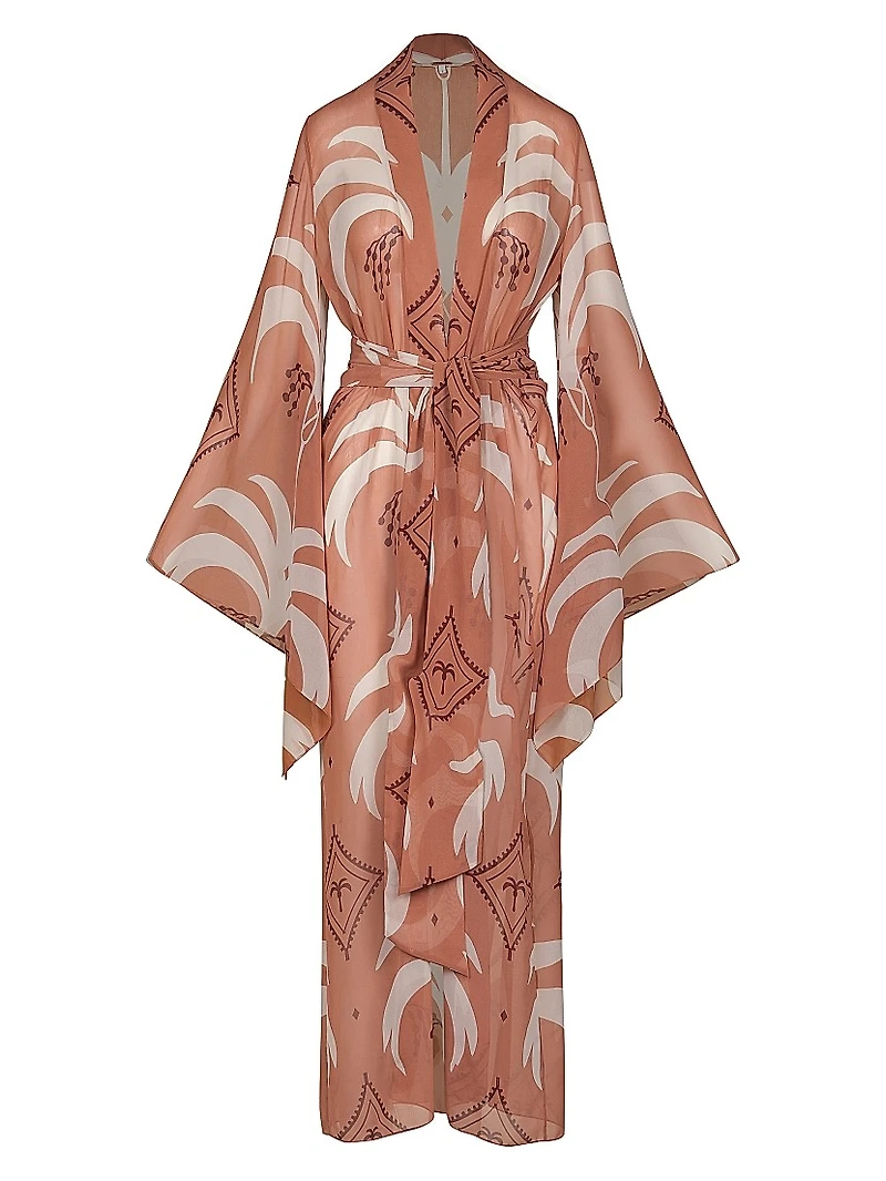 Amazon Sheer Kimono-Inspired Cover-Up Dress