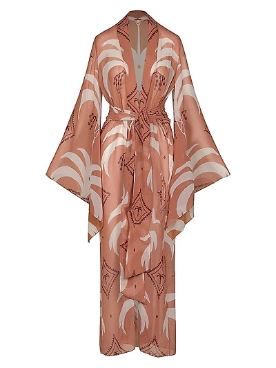 Amazon Sheer Kimono-Inspired Cover-Up Dress
