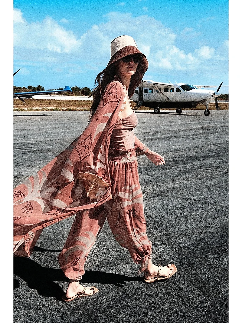 Amazon Sheer Kimono-Inspired Cover-Up Dress