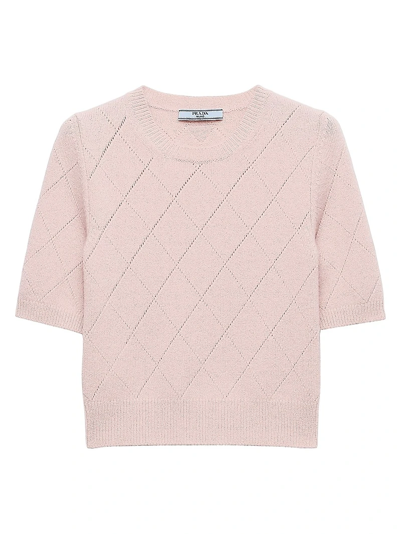 Short Sleeved Cashmere Sweater