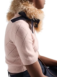 Short Sleeved Cashmere Sweater