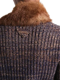 Mouline Wool Cardigan